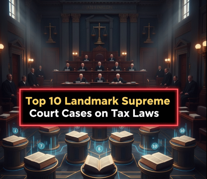 Top 10 Landmark Supreme Court Cases on Tax Laws